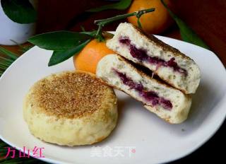 玫瑰鲜花烧饼的做法