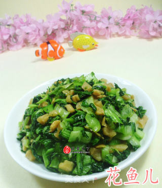 萝卜干炒手捏菜的做法