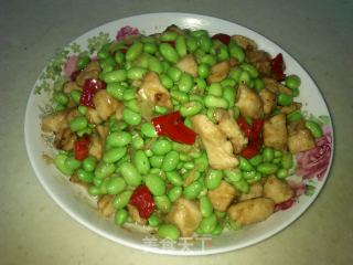 毛豆鸡丁的做法