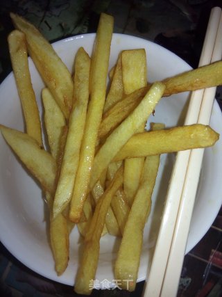 炸薯条的做法
