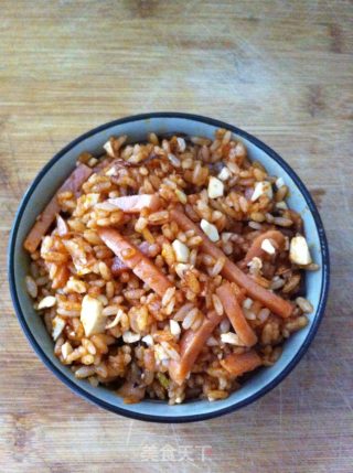 鸭蛋火腿茄汁炒饭