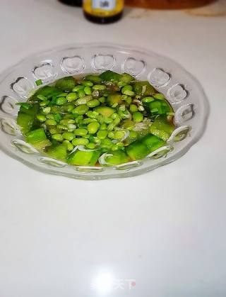 青茄子烧毛豆的做法