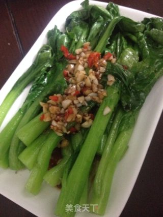 白灼菜心的做法