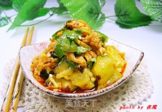 清口降火夏季菜——黄瓜拌鸡蛋的做法
