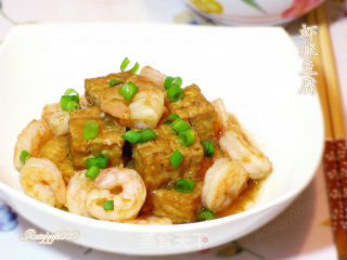 豆腐烩虾仁的做法