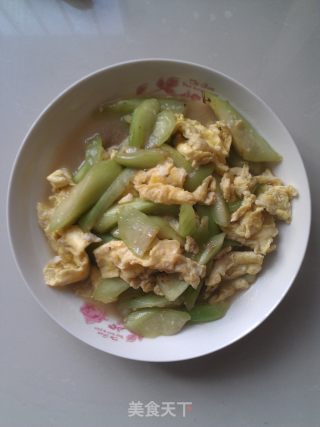 丝瓜炒鸡蛋的做法
