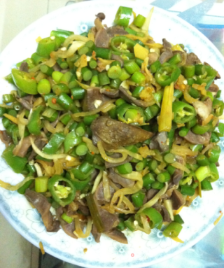 酸辣鸡杂（韩国泡菜版）的做法