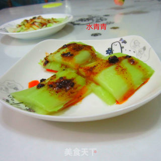 油拌白菜梗子的做法