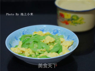 芥兰炒蛋的做法