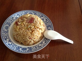 培根蛋炒饭的做法