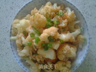 番茄炒花菜的做法