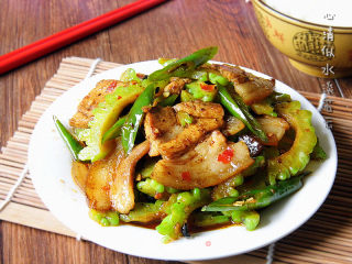 豆豉尖椒回锅肉的做法