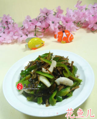 梅干菜青椒炒鱿鱼的做法