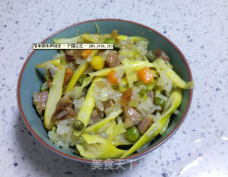 美味笋焖饭的做法