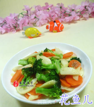 茭白炒西兰花的做法