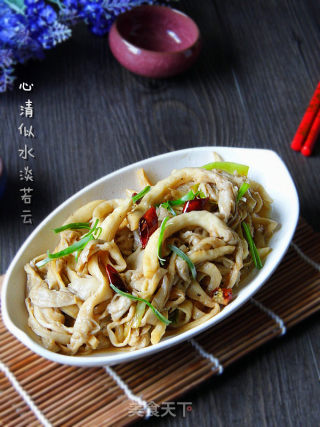 干煸平菇的做法