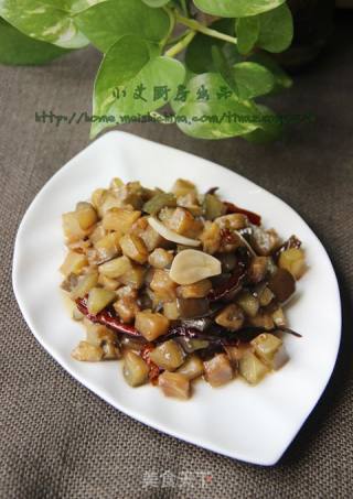 素炒茄丁的做法