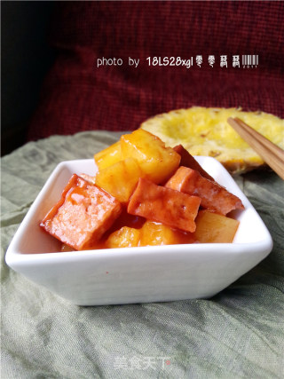 菠萝咕咾豆腐的做法