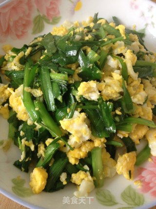 韭菜炒蛋的做法