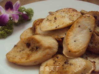 黑胡椒香煎杏鲍菇的做法