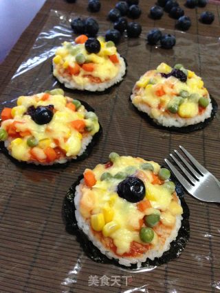 叶氏创作----【迷你米饭披萨】
