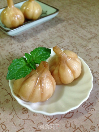 糖醋腌蒜的做法