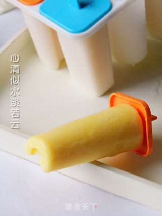芒果牛奶冰棍的做法