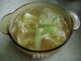 丝瓜白菜汤的做法