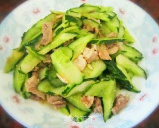 黄瓜炒肉片的做法