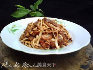 肉丝茭白的做法
