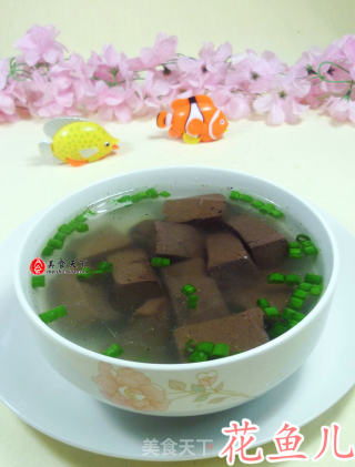 清汤鹅血的做法