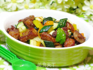小瓜炒肉的做法