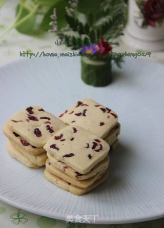 蔓越莓饼干的做法