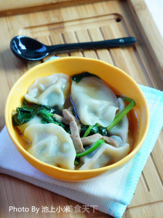 简易菠菜肉丝饺的做法