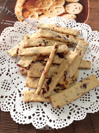 【香酥蔓越莓条】-----根本停不下来的做法