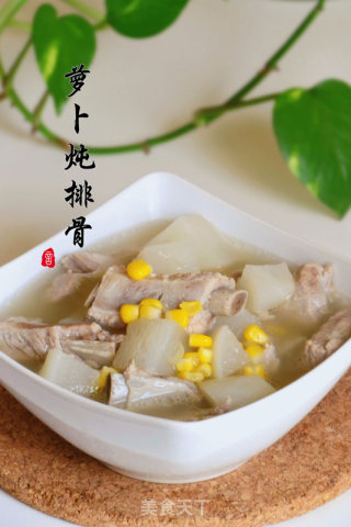 萝卜炖排骨的做法