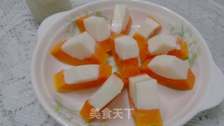 木瓜牛奶冻的做法