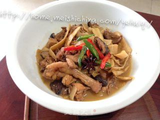 【香菇鸡肉还原笋煲】---香飘飘下饭菜
