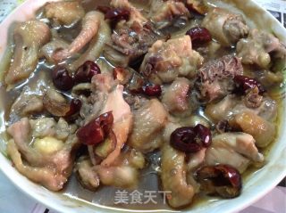 蚝油红枣蒸鸡的做法