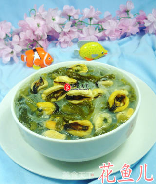 雪菜淡菜粉丝汤的做法