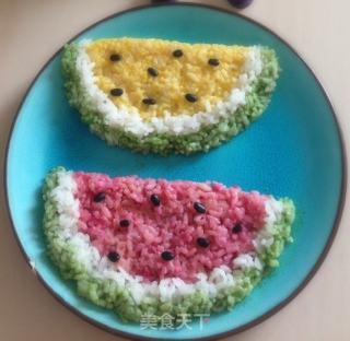 西瓜米饭的做法