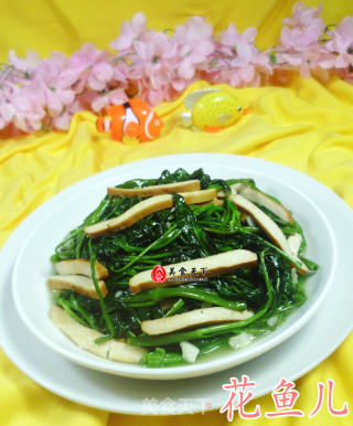香干炒空心菜的做法