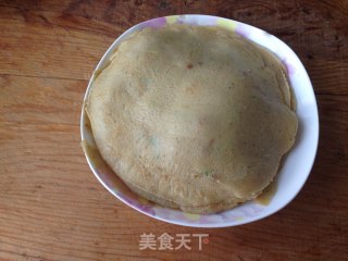椒香黄豆酱鸡蛋薄饼的做法