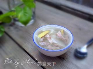 白萝卜肉丝汤的做法
