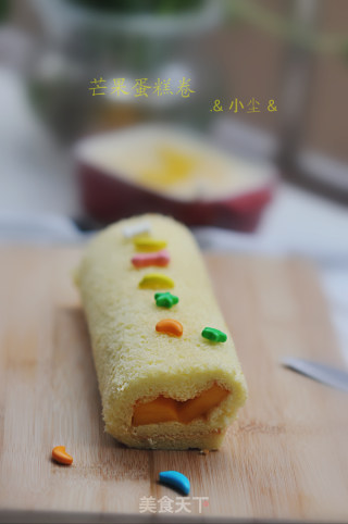 芒果蛋糕卷的做法
