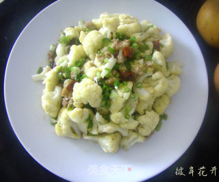 肉末花菜的做法
