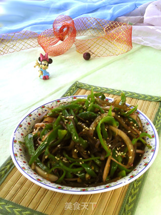 青椒海带丝的做法