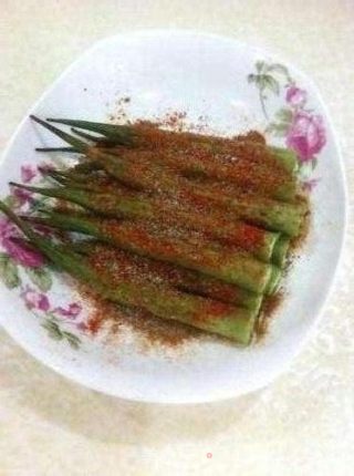 烤黄秋葵的做法