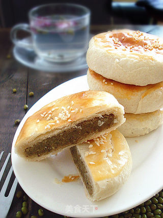 绿豆酥饼的做法