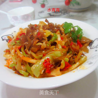 凉拌木耳榨菜丝的做法